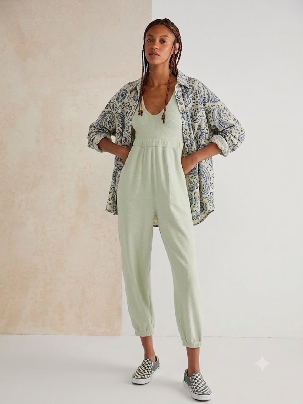 Free People Beach Kyle One Piece- Pistachio